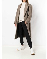 Женское коричневое пальто от Maison Margiela