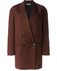 Женское коричневое пальто от Dusan