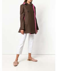 Женское коричневое пальто от Marni