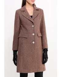 Женское коричневое пальто от Fontana 2.0
