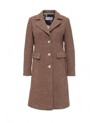 Женское коричневое пальто от Fontana 2.0