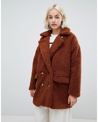 Женское коричневое пальто от Gestuz