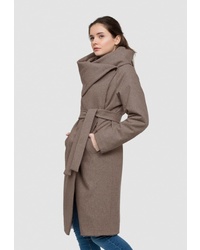 Женское коричневое пальто от GK Moscow