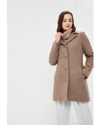 Женское коричневое пальто от Gregory