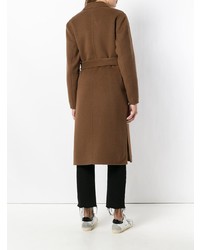 Женское коричневое пальто от P.A.R.O.S.H.