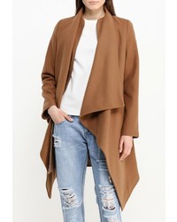 Женское коричневое пальто от LOST INK