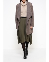 Женское коричневое пальто от Lovini