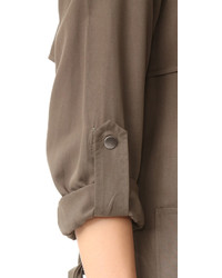 Женское коричневое пальто от Lovers + Friends