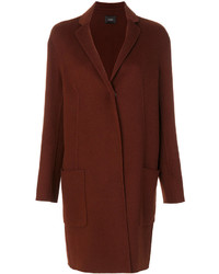 Женское коричневое пальто от Odeeh
