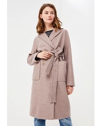 Женское коричневое пальто от Ovelli