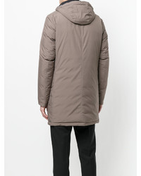 Мужское коричневое пальто от Herno