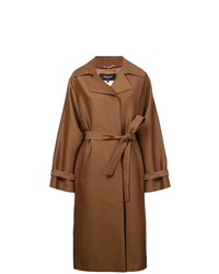 Женское коричневое пальто от Rochas