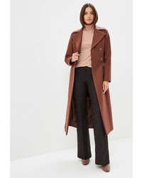 Женское коричневое пальто от Ruxara
