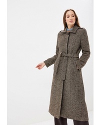 Женское коричневое пальто от Style national
