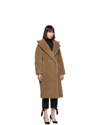 Женское коричневое пальто от Max Mara