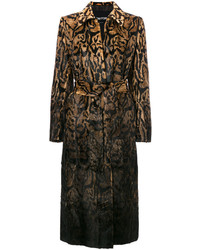 Женское коричневое пальто от Tom Ford