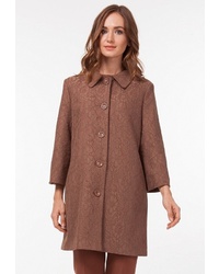 Женское коричневое пальто от Vladi Collection