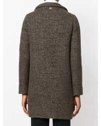 Женское коричневое пальто от Herno