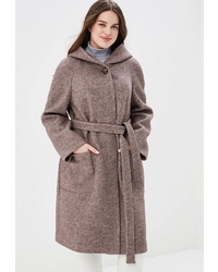 Женское коричневое пальто от Спартак