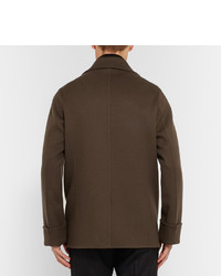 Коричневое полупальто от Caruso