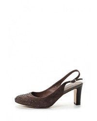 Коричневые босоножки на каблуке от Covani