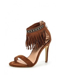 Коричневые босоножки на каблуке от Fiori&amp;Spine