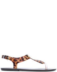 Женские коричневые босоножки с леопардовым принтом от MICHAEL Michael Kors