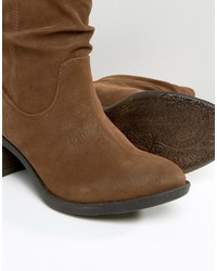 Коричневые ботильоны от Miss KG