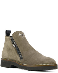 Мужские коричневые ботинки от Giuseppe Zanotti Design
