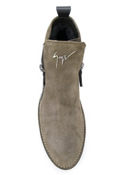 Мужские коричневые ботинки от Giuseppe Zanotti Design