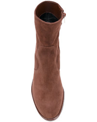 Женские коричневые ботинки от Robert Clergerie