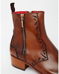 Мужские коричневые ботинки от Jeffery West