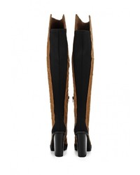 Коричневые ботфорты от LOST INK