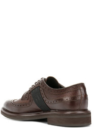 Коричневые броги от Versace