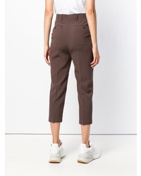 Женские коричневые брюки-галифе от Rick Owens