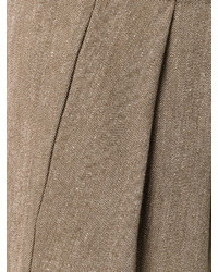 Женские коричневые брюки-галифе от Dusan