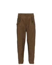 Женские коричневые брюки карго от Chloé