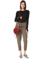 Женские коричневые брюки карго