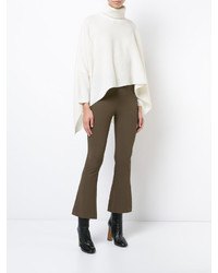 Коричневые брюки-клеш от Dusan