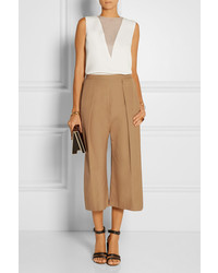 Коричневые брюки-кюлоты от No.21