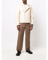 Коричневые брюки чинос от Lemaire