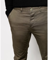 Коричневые брюки чинос от Asos