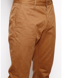 Коричневые брюки чинос от Asos