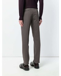 Коричневые брюки чинос от Dell'oglio