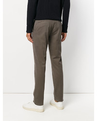Коричневые брюки чинос от Incotex