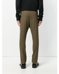 Коричневые брюки чинос от Lanvin