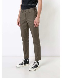 Коричневые брюки чинос от 321