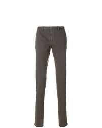 Коричневые брюки чинос от Dell'oglio