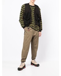 Коричневые брюки чинос от Izzue