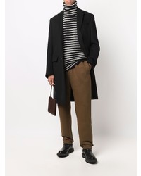 Коричневые брюки чинос от Lemaire